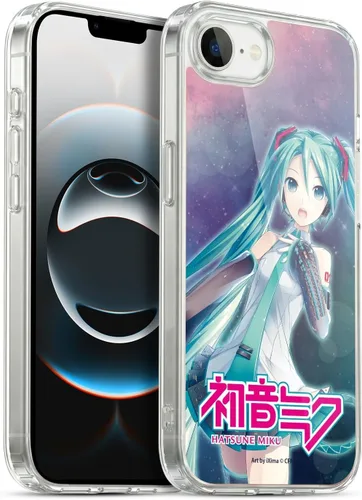 Vista 77 de Head Case Designs Licencia Oficial Hatsune Miku Gráficos Lindos Carcasa de Gel [Protección de Grado Militar] Compatible con Apple iPhone 7