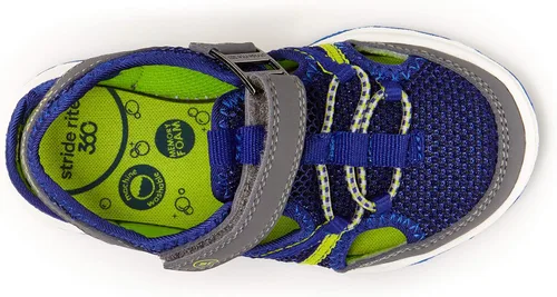Vista 6 de Stride Rite Sandalias de aleta para niño gris 10 niños