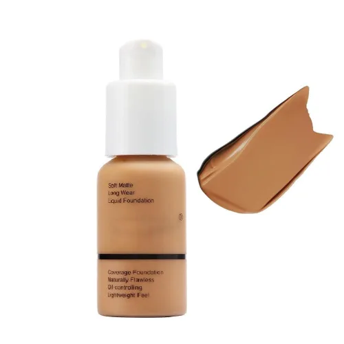 Vista 14 de PHOERA - Base de maquillaje líquida mate suave con control de aceite, cobertura total para el rostro. (101# Porcelana)