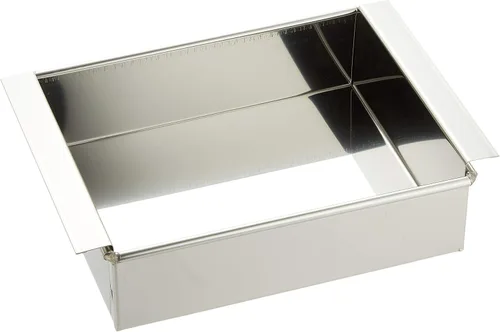 Vista 2 de Endoshoji TKG ATM08012 - Molde de jalea de agar tofu de huevo, rectangular, acero inoxidable, resistente al óxido, higiénico, molde de tofu