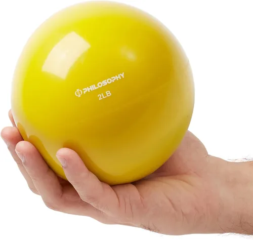 Vista 2 de Philosophy Gym - Pelota tonificante - Mini pelota medicinal con peso suave