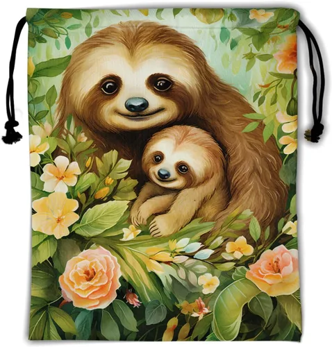 Vista 204 de Bolsa de agarre de gimnasia de piel de animal, bolsa de gimnasia con cordón ajustable, bolsa de cuerda para fauna silvestre, Mariposas Galaxy