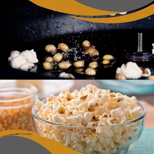 Vista 3 de Granos de palomitas de maíz originales gourmet premium (estilo mariposa) - 2 libras
