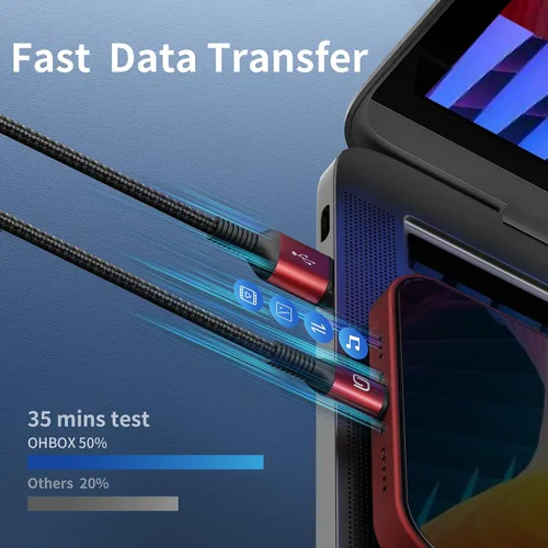 Vista 6 de Cargador para iPhone, paquete de 3 cables de 6 pies [certificado MFi de Apple], cable de carga rápida USB A a Lightning de 15 pies