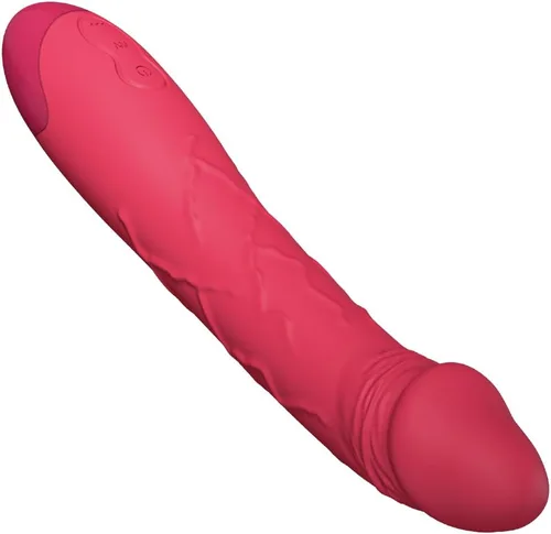 Vista 9 de Vibrador realista de 7.6 pulgadas para mujeres, 10 potentes modos de vibración para estimulación del clítoris y punto G, juguetes sexuales