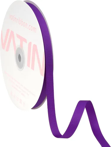 Vista 138 de VATIN Cinta de Grogrén Negra, 1-1/2" x 50 Yardas Continuas, Cinta de Grogrén de Poliéster Negra, Usar para Lazos de Bricolaje, Accesorios
