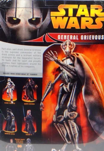 Vista 2 de Star Wars Figura de acción EIII La venganza de los Sith, 12 pulgadas, General Grievous