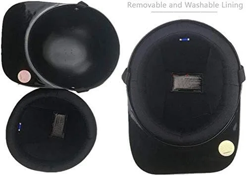 Vista 5 de Medio casco retro de motocicleta para hombres y mujeres, a la moda, modelo de gorra de béisbol para adultos, casco de cara abierta para adultos