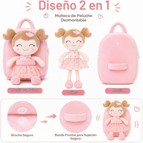 Vista 5 de Gloveleya Kids Backpack Toddler Girls Backpacks