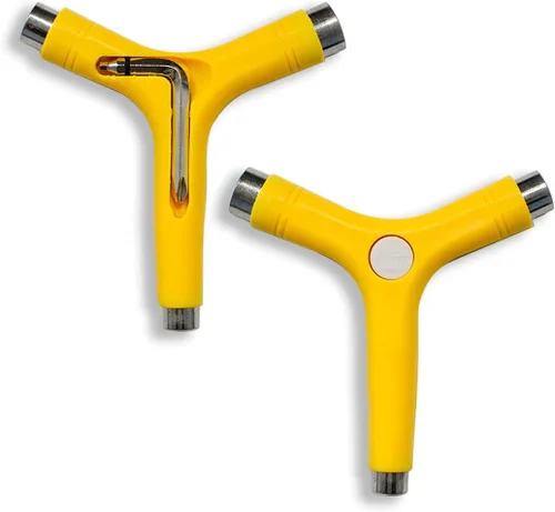 Vista 6 de Yocaher Monopatín Longboard Multifuncional Y-Tool Herramienta de Patín Tamaño de Bolsillo Todo en uno (1 pc)