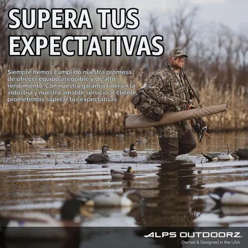 Vista 9 de ALPS OutdoorZ Legend Layout Blind - Persiana de caza, diseño de silla de gravedad cero, suelo impermeable, pantalla frontal de malla, puerta trasera