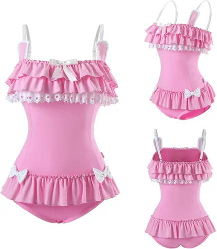 Vista 5 de Littleforbig Mameluco de algodón con diseño de conejito de lujo, pijama de lencería de una pieza