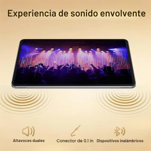 Vista 7 de Tablet Android 16 de 12 pulgadas, pantalla 2K, 30 GB de RAM, 128 GB