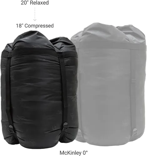 Vista 7 de Browning McKinley - Saco de dormir 0° – Rectángulo con capucha aislante de gran tamaño fabricado con exterior Ripstop y forro de poliéster