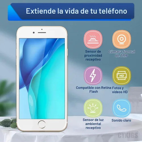 Vista 5 de Reemplazo del altavoz del oído del iPhone 8 Plus con el auricular