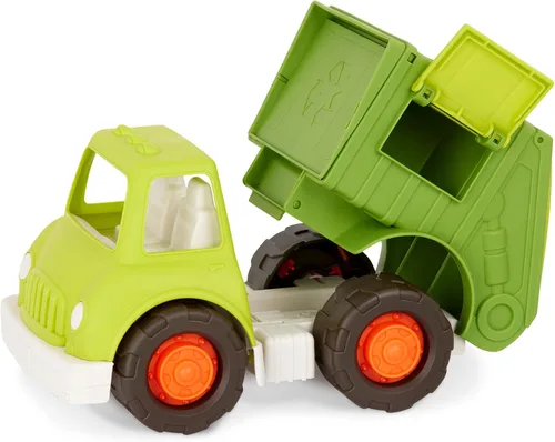 Vista 8 de Battat – Wonder Wheels – Recycling Truck – 3 Compartments for Waste Management – Vehicle for Toddlers – Recyclable – 1 Year +
