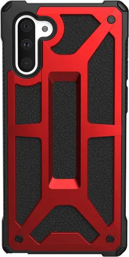 Vista 2 de UAG - Funda para Samsung Galaxy Note10 [pantalla de 6.3 pulgadas] Monarch Feather-Light Rugged [Crimson] funda militar probada contra caídas
