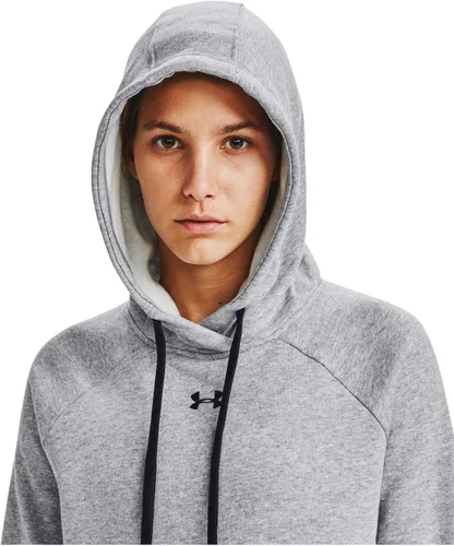 Vista 4 de Under Armour Rival - Sudadera con capucha para mujer, de vellón, sin botones