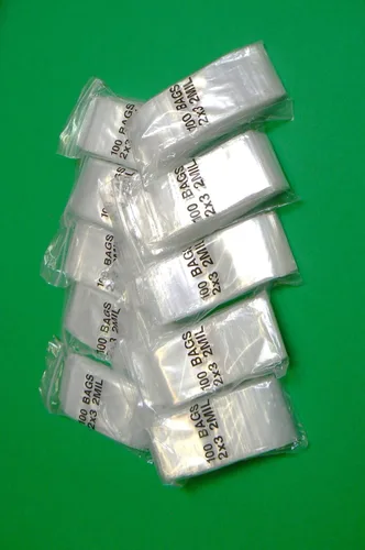 Vista 4 de 1000 bolsas Ziplock de 2 x 3 pulgadas, bolsa de poliéster transparente con cierre de 2 x 3 pulgadas, bolsas de plástico de 2 mil (LZ 1.4 FRE)