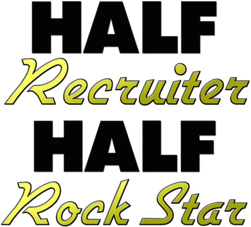 Vista 2 de CafePress Half Recruiter Half Rock Star Tazas Taza de café de cerámica de 11 oz (11.0 fl oz)