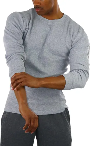 Vista 6 de ToBeInStyle - Camiseta térmica de manga larga, pesada o de peso medio, para hombre