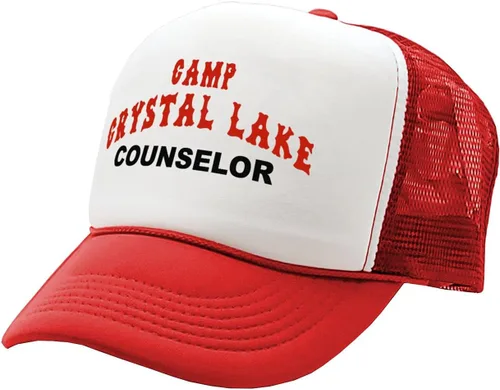 Vista 3 de Camp Crystal Lake Counselor - Halloween - Gorra de camionero estilo retro vintage
