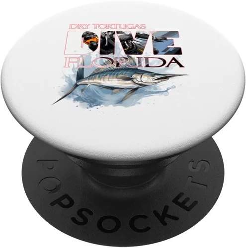 Vista 6 de DIVE Dry Tortugas Florida SCUBA Diving Snorkeling PopSockets MagSafe PopGrip for iPhone