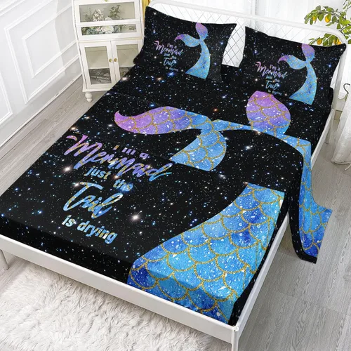 Vista 9 de Juego de sábanas de 4 piezas ajustadas y planas para niñas, estampado de mariposas y flores rosas con 1 + 2 fundas de almohada para cama individual