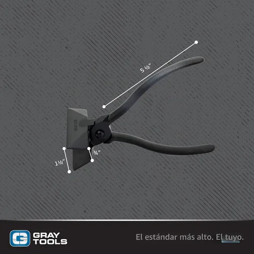 Vista 3 de Gray Tools Alicates de costura manual, ancho de mandíbula de 3-1/2 pulgadas, 7-3/4 pulgadas de largo