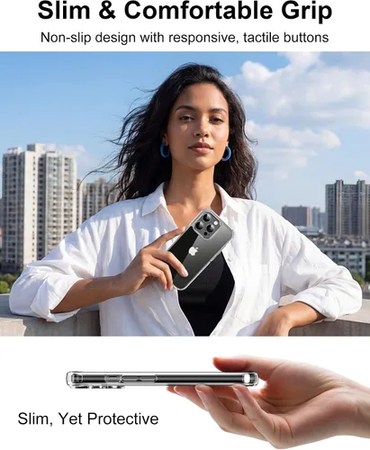 Vista 31 de HOOMIL Funda para iPhone 7 Plus/iPhone 8 Plus de 5.5 Pulgadas, sin amarillamiento, protección contra caídas, cubierta trasera dura transparente