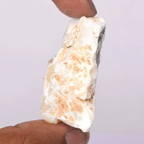 Vista 3 de GEMHUB Piedra envuelta en alambre de ópalo blanco con certificación natural de ópalo blanco de calidad AAA++ de 183.00 quilates, Gema, Ópalo
