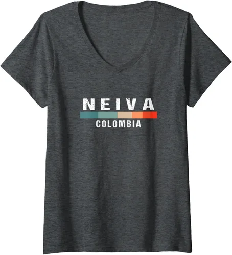 Vista 3 de Camiseta Neiva Colombia City Trip con cuello en V