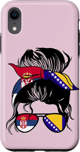 Vista 8 de Funda para iPhone 14, mitad bosnia, mitad serbia, raíces bosnias y serbias