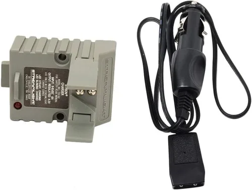 Vista 4 de STREAMLIGHT Soporte de cargador Strion con cable de carga de coche de 12 V CC, diseñado para su uso con linternas de la serie Strion