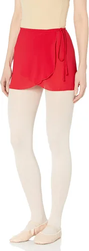 Vista 15 de Bloch Falda de ballet Vera Georgette para mujer, falda cruzada de ballet Vera Georgette Berenjena
