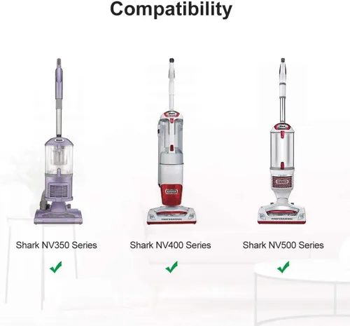 Vista 3 de QINAN Piezas de aspiradora Ruedas de repuesto para Shark Navigator Lift Away NV350, NV360, NV352, NV356E, NV500, NV502, NV650, NV752, HV300, HV320