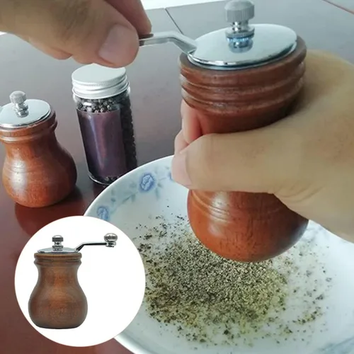 Vista 3 de Botella de molienda, herramientas manuales, herramientas de recipiente de mano, triturador de pimienta, sal de cocina de pimienta recargable