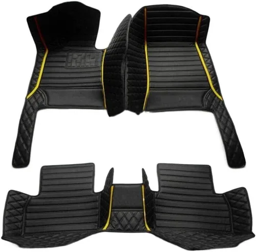 Vista 13 de Tapetes de automóvil personalizados para el 99% de modelos de vehículos, cuero, tapicería completa, color beige, rojo, rosa, azul, púrpura
