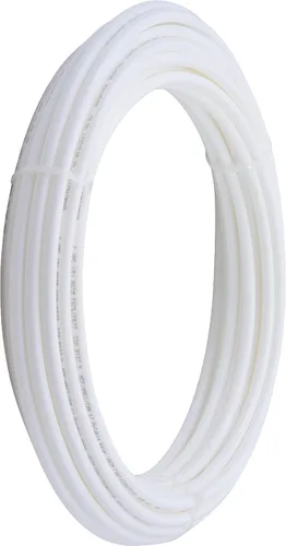 Vista 15 de SharkBite - Tubo de agua flexible PEX-B blanco de 1/2 pulgada x 1.5 metros, hecho en los Estados Unidos, paquete de 10, para fontanería, U860W5