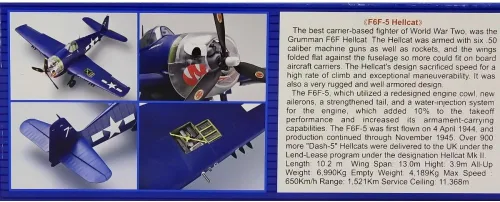 Vista 3 de Trumpeter 1/32 F6F5 Hellcat Fighter Modelo Kit