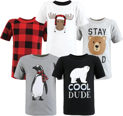 Vista 37 de Hudson Baby - Camisetas de manga corta para bebé unisex Animal Adventure
