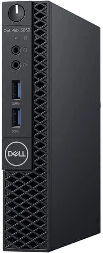 Vista 2 de Dell Optiplex 3060 Micro PC, Intel Core i3-8100T, 16GB DDR4 RAM, 256GB NVMe SSD, Win11Pro (Reacondicionado)