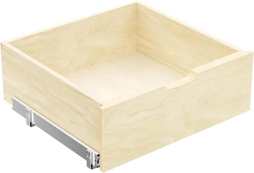 Vista 13 de LOVMOR Organizador de gabinete extraíble con cajón alto de 19.5 pulgadas de ancho x 21 pulgadas de profundidad, estantes deslizantes de madera