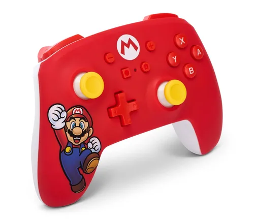 Vista 3 de PowerA Wireless Controller for Nintendo Switch - Mario Joy