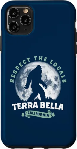 Vista 4 de iPhone 12 mini Terra Bella California Bigfoot Night Walk Retro Case