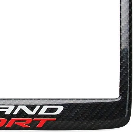 Vista 2 de C7 Corvette Grand Sport - Marco de matrícula de fibra de carbono para Corvettes 2014-2019