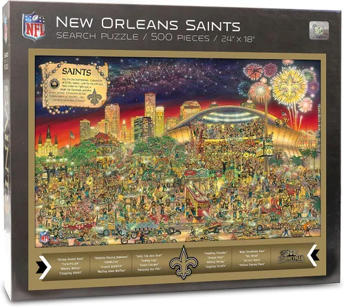 Vista 14 de YouTheFan NFL Joe Journeyman - Rompecabezas de equipo de 500 piezas de 18 x 24 pulgadas