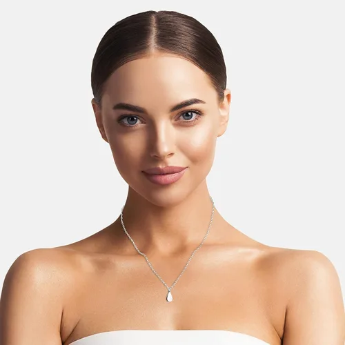 Vista 2 de Sofia Milani - Collar Mujer Plata 925 - Colgante Drop - N0497, Plata esterlina, No es una piedra preciosa
