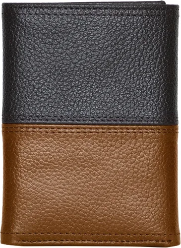 Vista 21 de Nautica Men's Trifold Wallet RFID Blocking Protection ID Window Card Slots Genuine Leather Durable