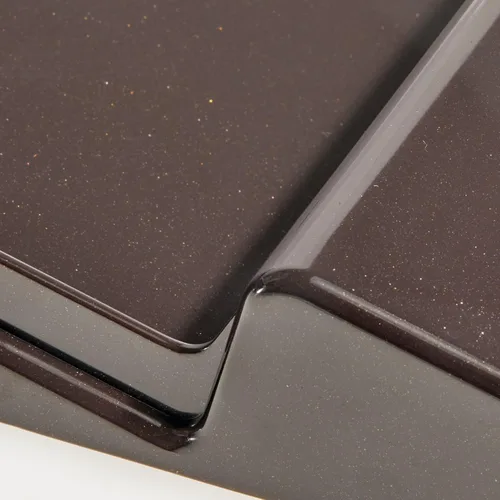 Vista 5 de mDesign - Estante de especias de plástico ajustable y expandible, organizador de cajón para gabinetes de cocina, 3 niveles inclinados para ajo, sal